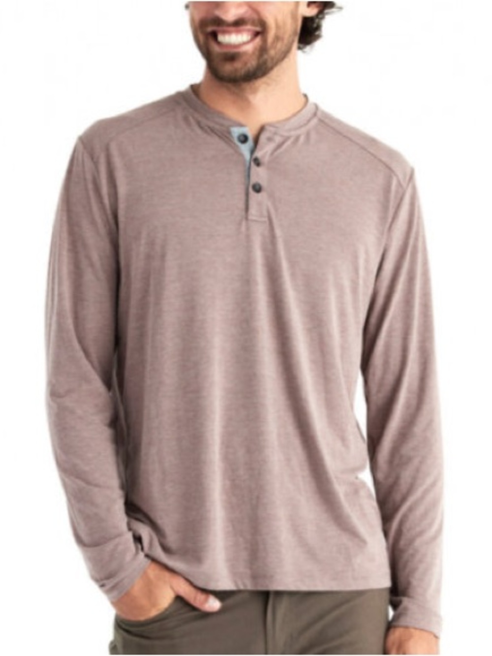Free Fly Bamboo Flex Henley Men's Size XL